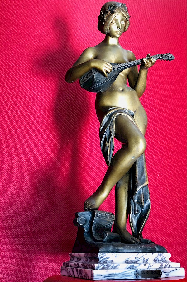 A Bronze Masterpiece: "La Musique" by J. Caussé