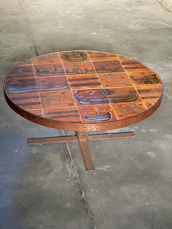 Viking coffee table