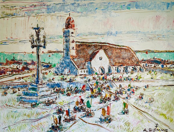 Alfons Blomme church in Brittany