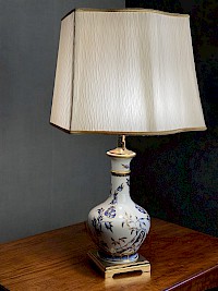 asian lamp with gold leaf decoration