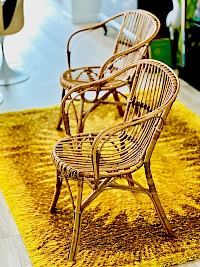 1970s Rattan Child Chairs