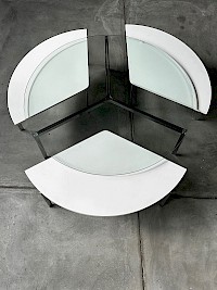 modular space age coffee table