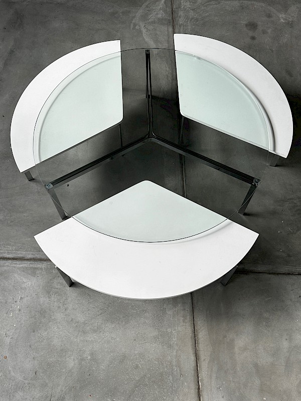 modular space age coffee table