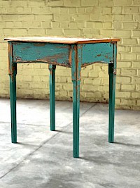 Vintage School Desk with Inkwell