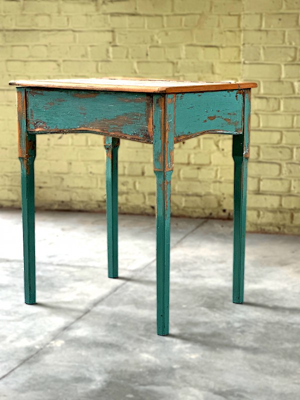 Vintage School Desk with Inkwell