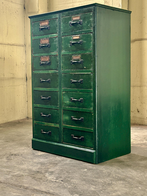 Industrial wooden quincaillerie cabinet