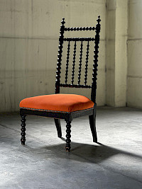 Napoleon III bobbin-turned Nurse chair