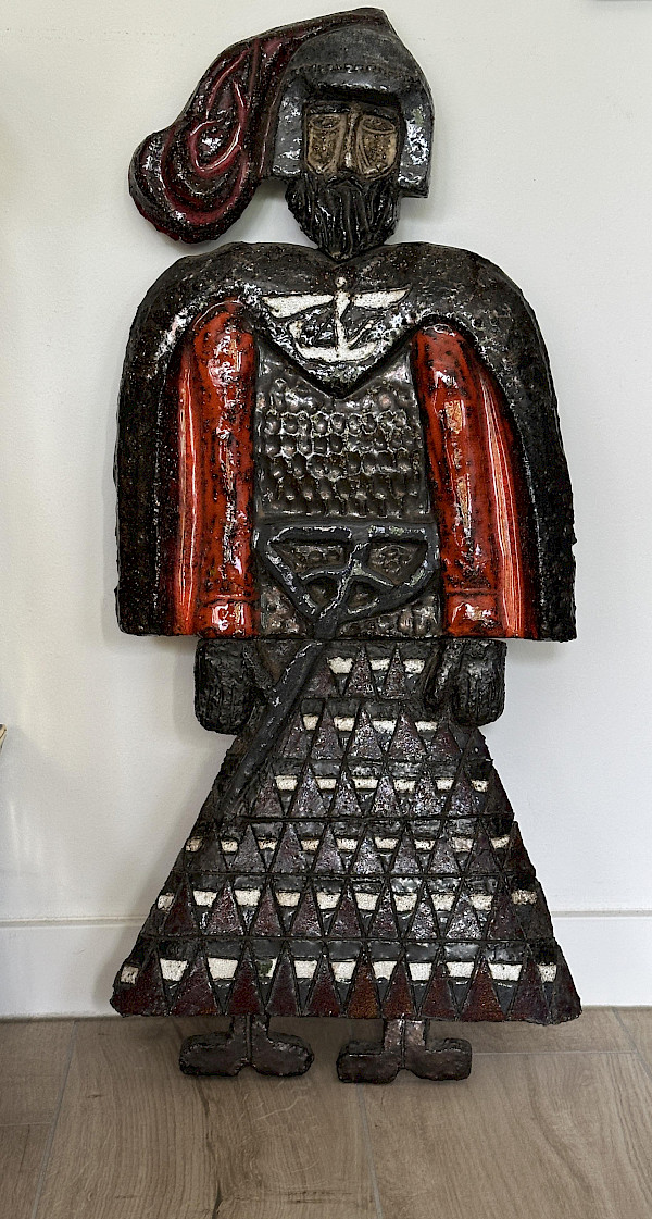 Ceramic giant Rollarius of Roeselaere by Rogier Vandeweghe 1950s