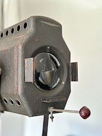 Vintage Industrial Floor lamp, ADB Belgium Theatre Spotlight