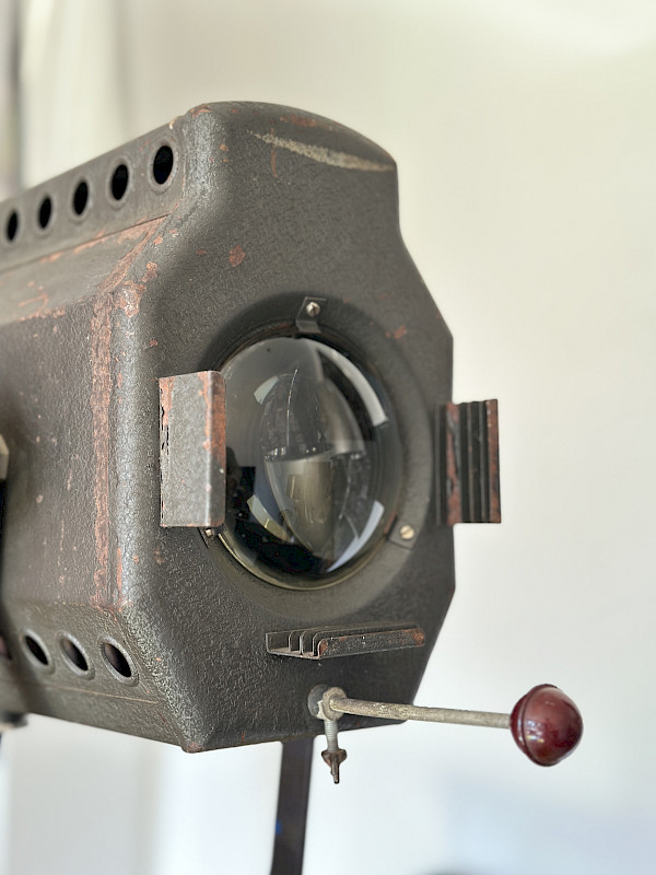 Vintage Industrial Floor lamp, ADB Belgium Theatre Spotlight